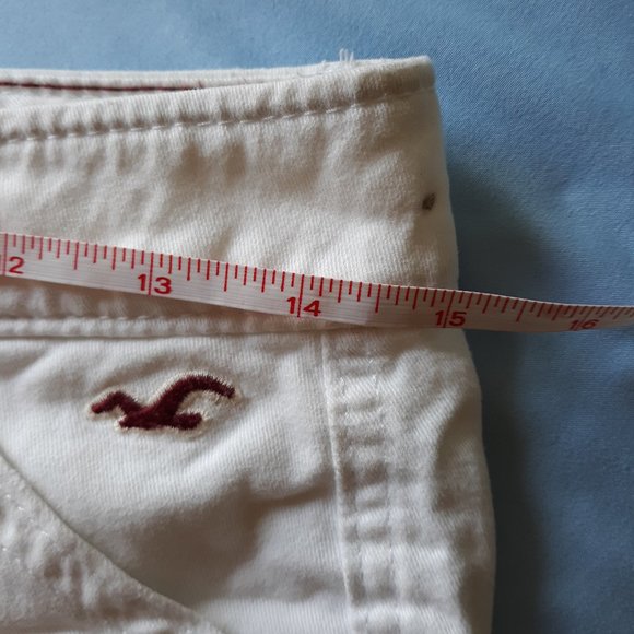 Hollister SoCal Stretch White Womens Shorts - Picture 5 of 7